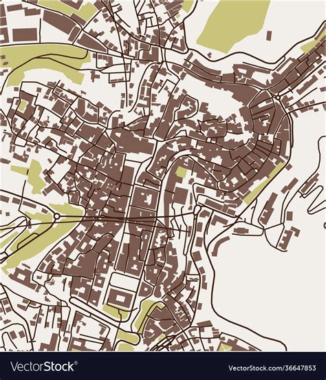 Map city perugia umbria italy Royalty Free Vector Image