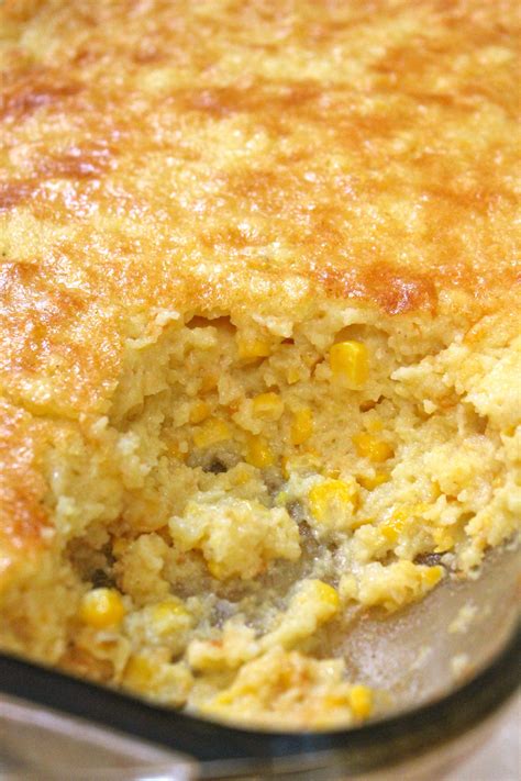 How to make Creamy Southern Corn Pudding. The perfect side dish for any holiday! # ...