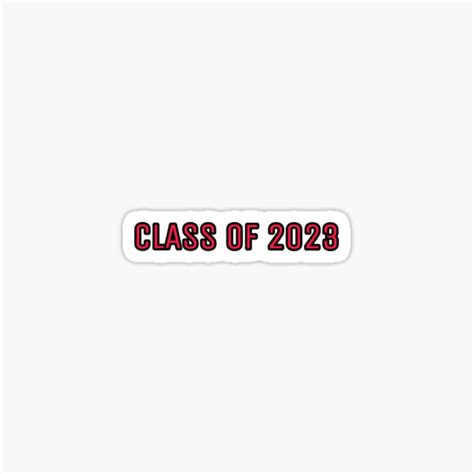 "Class of 2023" Sticker for Sale by maraspar | Redbubble