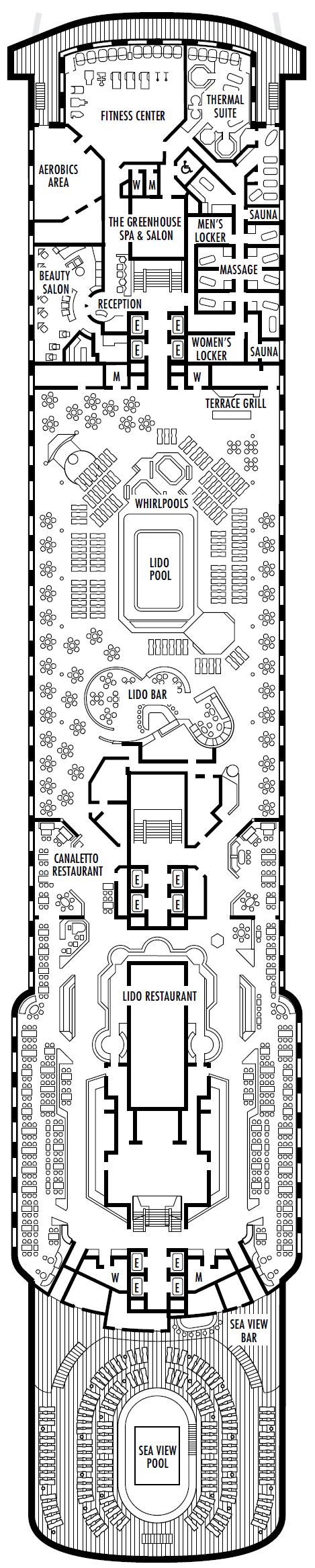 Volendam Deck Plan | Holland America Line | ROL Cruise