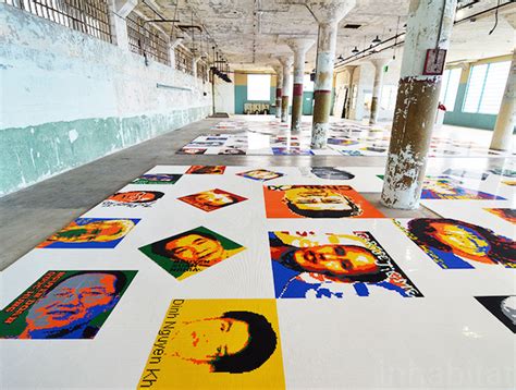 Ai Weiwei Uses 1.2 Million LEGO Bricks to Create Intricate Portraits of Prisoners of Conscience