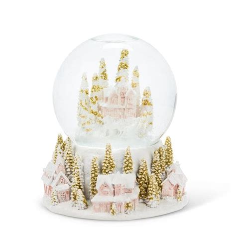 6.5" Large Village Music Snow Globe | Arbutus Crafts