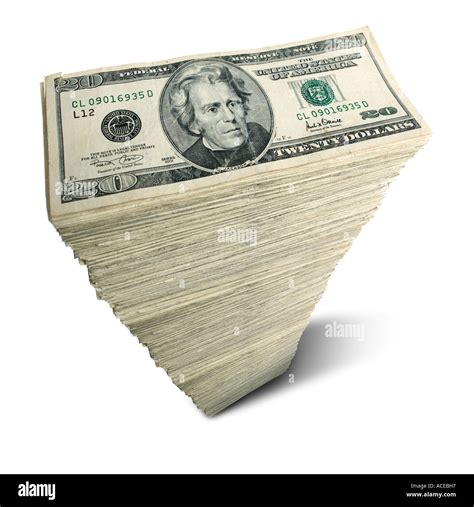 Stack of US 20 dollar bills Stock Photo - Alamy