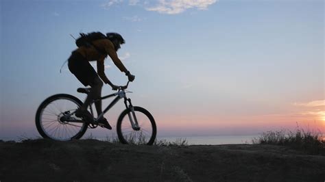 A Young Man on A Mountain Bike 3208511 Stock Video at Vecteezy