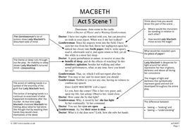 Macbeth Act 5 Scene 1 - Ofsted outstanding lesson by rosielevey - Teaching Resources - Tes