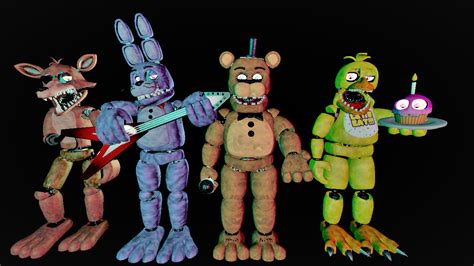 SFM FNAF Unwithered Animatronics by mauricio2006 on DeviantArt