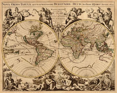 Old World Map - Art Source International