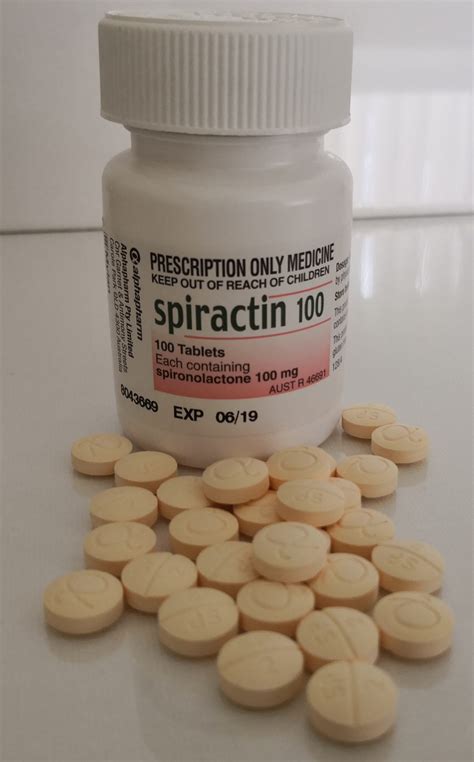 Spiractin (Spironolactone) 100mg – 100 Tabs – Roidstop Australia