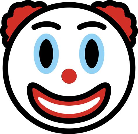 "clown face" Emoji - Download for free – Iconduck