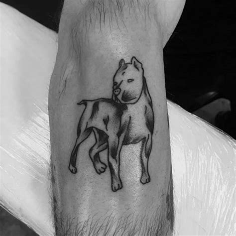 50 Pitbull Tattoo Designs For Men - Dog Ink Ideas