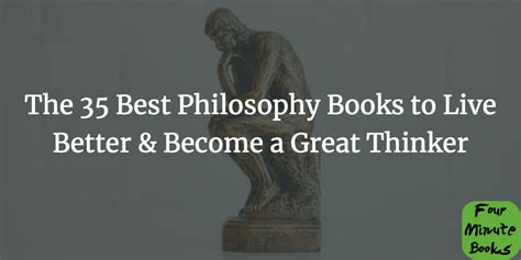 The 35 Best Philosophy Books of All Time | Four Minute Books