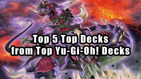 Top 5 Top Decks from Top Yu-Gi-Oh! Decks - YouTube