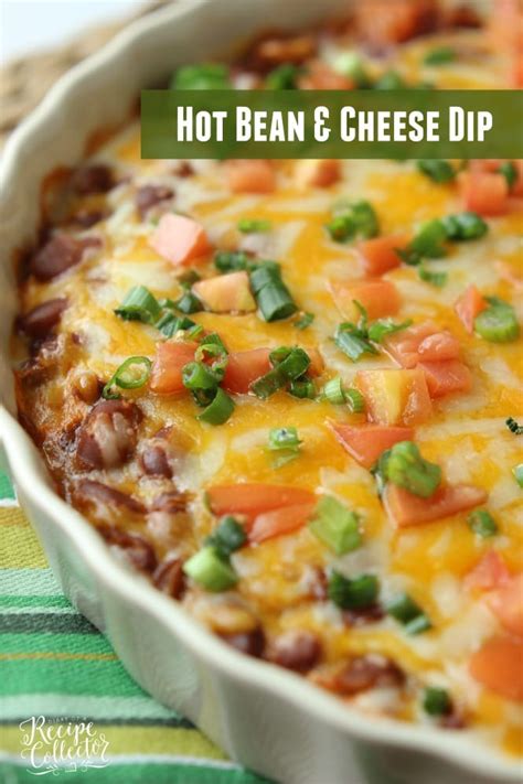 Hot Bean & Cheese Dip - Diary of A Recipe Collector