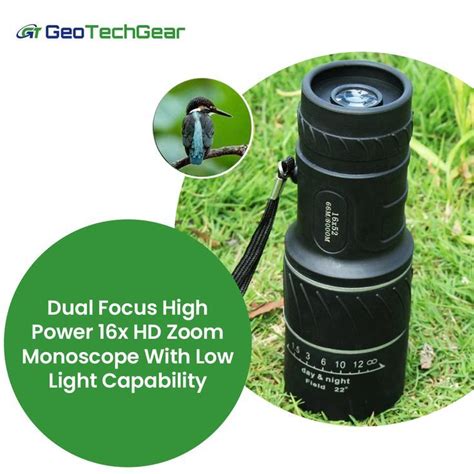 Dual Focus High Power 16x HD Zoom Monoscope in 2022 | Higher power, Monoculars, Dual