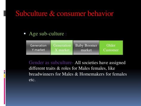 Culture and subculture