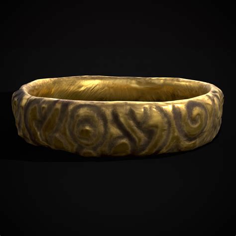 Medieval Carved Gold Ring - 3D Model by Get Dead Entertainment