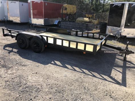 2022 Triple Crown 82x16 tandem axle side load ramps w/gate Utility Trailer | O Quinn Trailers in ...