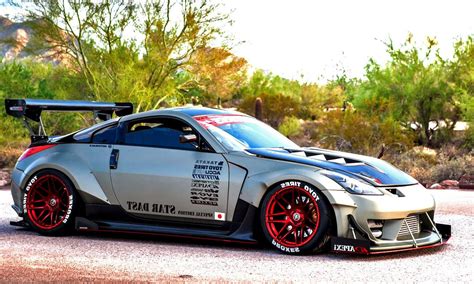 Widebody Nissan 350Z Stance Wheels - Car Such | Nissan 350z, Nissan cars, Modified cars