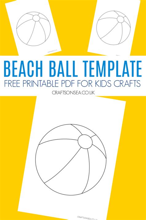 Beach Ball Template - Crafts on Sea