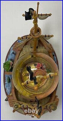 PETER PAN Disney You Can Fly Pirate Ship Snow Globe Music Box Collectable | Snow Globe Disney