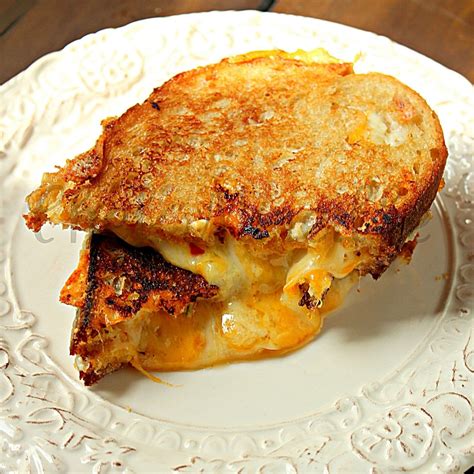 Gourmet 4 Cheese Grilled Cheese Sandwich - Global Kitchen Travels