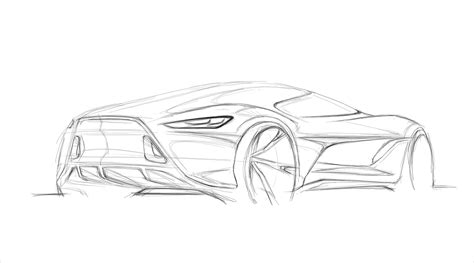 Car Sketch For Beginners at PaintingValley.com | Explore collection of ...