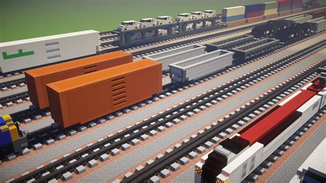 Minecraft freight railcars train tutorial – Artofit