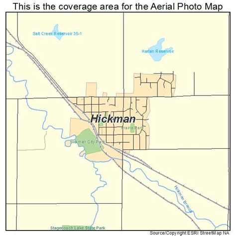 Aerial Photography Map of Hickman, NE Nebraska