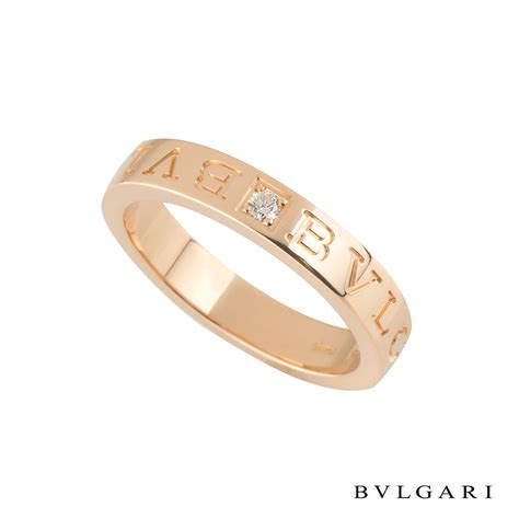 Bvlgari Bvlgari Rose Gold Diamond Ring AN854185 | Rich Diamonds