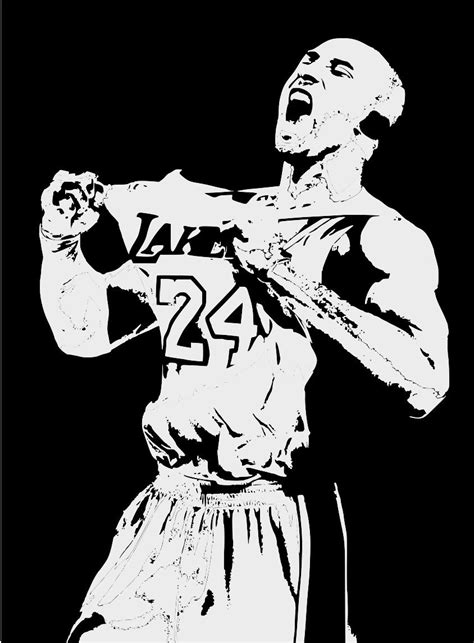 Kobe Bryant png files silhouette cricut clipart | Etsy