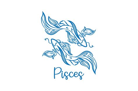 Zodiac Sign Pisces SVG Cut file by Creative Fabrica Crafts · Creative ...