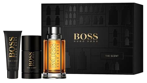 Boss The Scent By Hugo Boss 3 Pieces Gift Set 3.3 oz for Men - Walmart ...