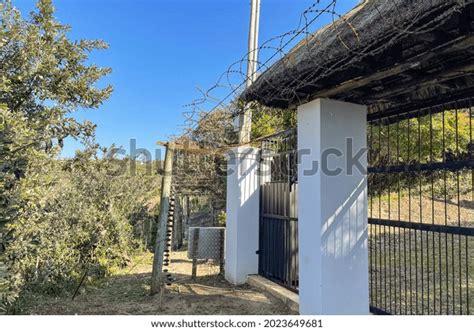 Electric Safety Fence Around House Stock Photo 2023649681 | Shutterstock