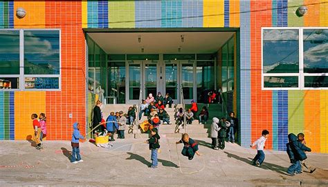 Old factory converted into ultra-colorful Bronx Charter School for the Arts