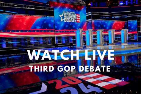 Watch Third GOP Debate: Republican Presidential Debate In Miami (Nov.8)