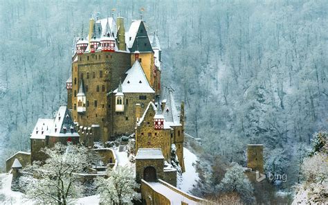 Wallpaper ID: 847732 / Burg Eltz, 1080P, winter, snow, germany free download