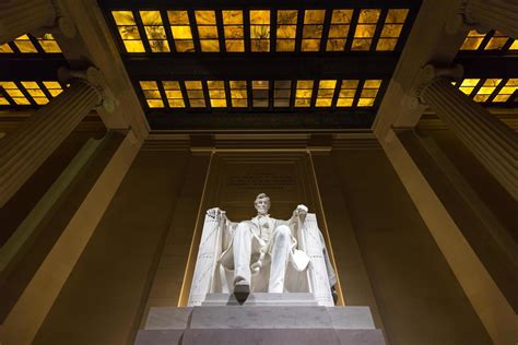 Lincoln Memorial at night, Washington DC, USA 5047607 Stock Photo at ...