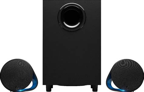 Logitech G560 LIGHTSYNC 2.1 Bluetooth Gaming Speakers with Game Driven RGB Lighting (3-Piece ...