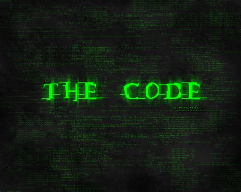 Online crop | The Code text with black background, code, typography, digital art HD wallpaper ...