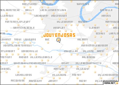 Jouy-en-Josas (France) map - nona.net