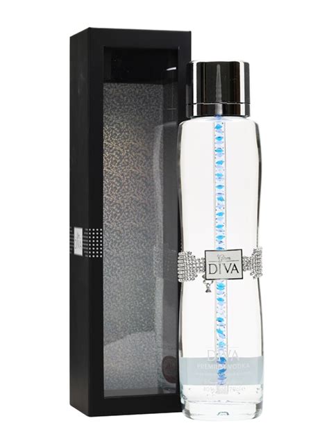 Diva Vodka - Blue Swarovski : Buy from World's Best Drinks Shop