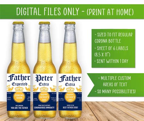 Custom Beer Labels Custom Corona Beer labels DIGITAL FILE | Etsy