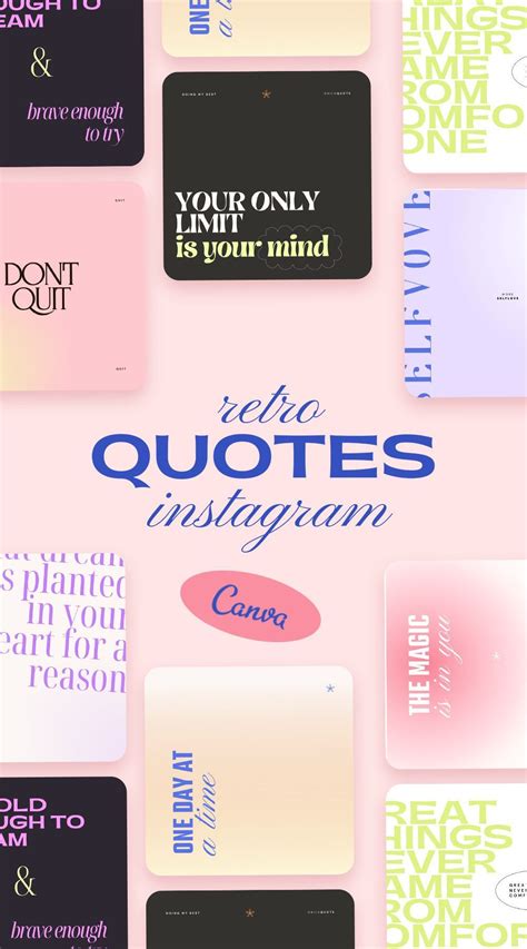 Instagram Quote Post Template | Instagram quotes, Typography design ...