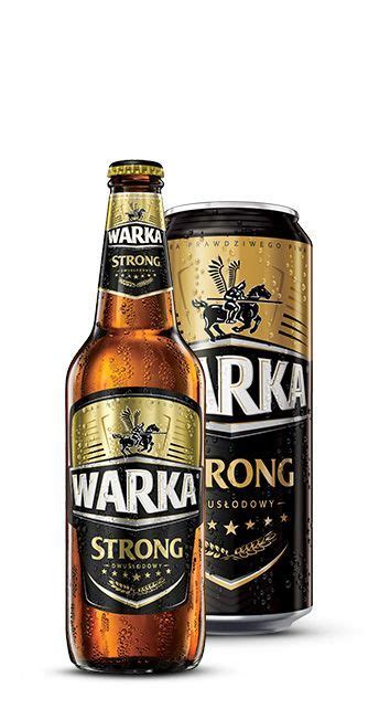 Warka Strong - Poland. | Cerveja, Embalagens, Rótulos