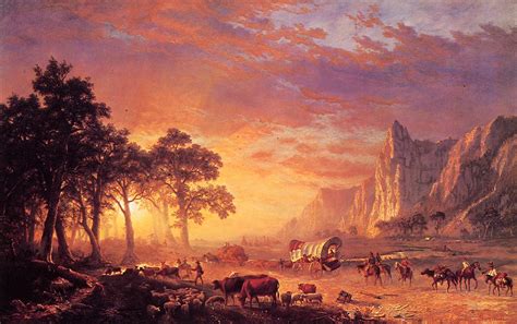 The Oregon Trail 1869 Painting | Albert Bierstadt | Oil Painting Reproduction