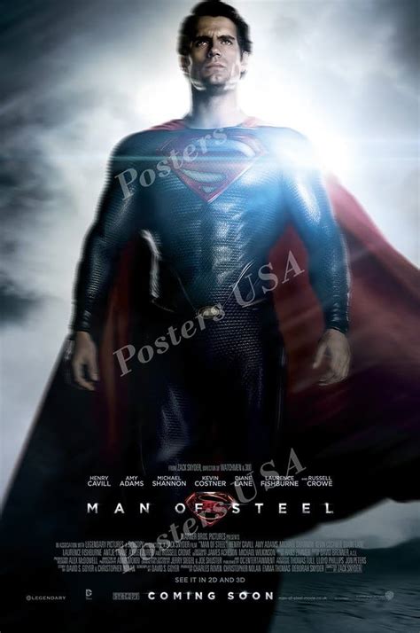 Posters USA DC Man Of Steel Superman Movie Poster GLOSSY FINISH FIL236 (24 X 36 (61cm X ...