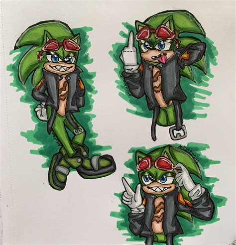 Scourge the hedgehog by ArtistAnelly on DeviantArt