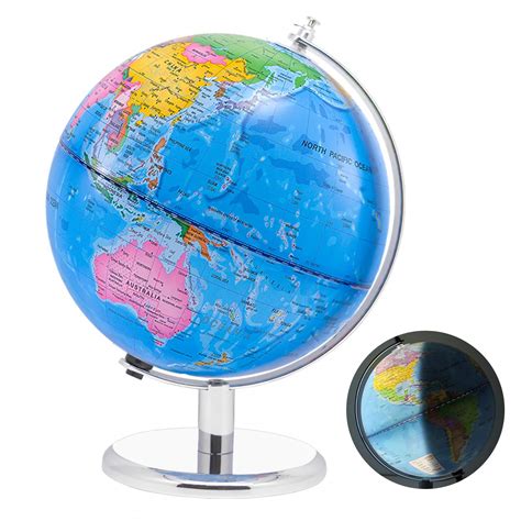 Buy Wizdar Illuminated World Globe for Kids' Learning, 3 in 1 ...