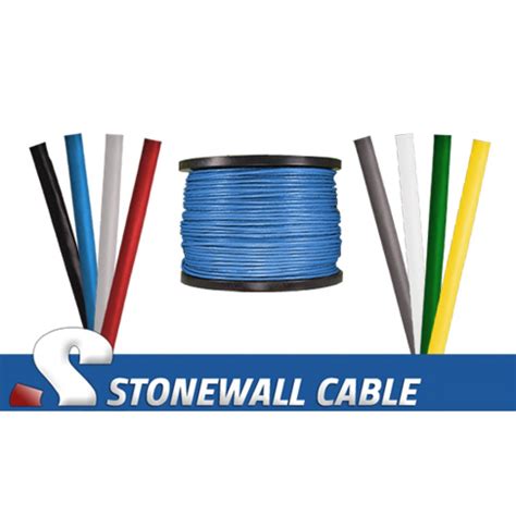 Cat5e Shielded 4 Pair PVC Stranded Bulk - Stonewall Cable