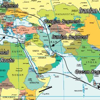 Iran: Ports and Main Rail Links. Source: | Download Scientific Diagram